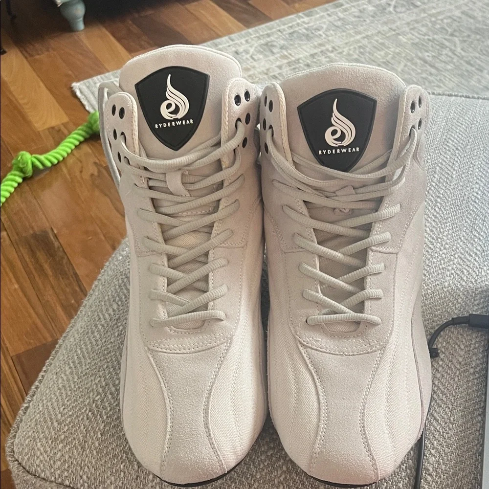 Ryderwear Men's Light Gray Athletic High-Tops - Picture 2 of 6
